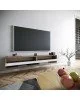Έπιπλο τηλεόρασης επιτοίχιο Handra pakoworld λευκό-oak 180x31,5x29,5εκ Έπιπλο τηλεόρασης επιτοίχιο Handra pakoworld λευκό-oak 180x31,5x29,5εκ