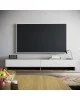 Έπιπλο τηλεόρασης επιτοίχιο Handra pakoworld λευκό-oak 180x31,5x29,5εκ Έπιπλο τηλεόρασης επιτοίχιο Handra pakoworld λευκό-oak 180x31,5x29,5εκ