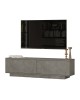 Έπιπλο τηλεόρασης Zoeva γκρι cemento 140x35,5x38εκ Υλικό: CLIPBOARD WITH MELAMINE COATING 18mm - MDF 176-000013 Έπιπλο τηλεόρασης Zoeva γκρι cemento 140x35,5x38εκ Υλικό: CLIPBOARD WITH MELAMINE COATING 18mm - MDF 176-000013