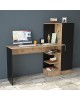 Γραφείο-ραφιέρα Kary μαύρο-oak 152,5x40x120εκ Υλικό: CLIPBOARD WITH MELAMINE COATING 18mm 176-000019 Γραφείο-ραφιέρα Kary μαύρο-oak 152,5x40x120εκ Υλικό: CLIPBOARD WITH MELAMINE COATING 18mm 176-000019