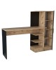 Γραφείο-ραφιέρα Kary μαύρο-oak 152,5x40x120εκ Υλικό: CLIPBOARD WITH MELAMINE COATING 18mm 176-000019 Γραφείο-ραφιέρα Kary μαύρο-oak 152,5x40x120εκ Υλικό: CLIPBOARD WITH MELAMINE COATING 18mm 176-000019