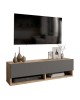 Έπιπλο τηλεόρασης επιτοίχιο Handra ανθρακί-oak 100x31,5x29εκ Υλικό: CLIPBOARD WITH MELAMINE COATING 18mm - MDF 176-000022 Έπιπλο τηλεόρασης επιτοίχιο Handra ανθρακί-oak 100x31,5x29εκ Υλικό: CLIPBOARD WITH MELAMINE COATING 18mm - MDF 176-000022