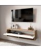Έπιπλο τηλεόρασης επιτοίχιο Roscoe λευκό-oak 100x31.5x29.5εκ Υλικό: CLIPBOARD WITH MELAMINE COATING 18mm - MDF 176-000031 Έπιπλο τηλεόρασης επιτοίχιο Roscoe λευκό-oak 100x31.5x29.5εκ Υλικό: CLIPBOARD WITH MELAMINE COATING 18mm - MDF 176-000031