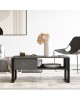 Τραπέζι σαλονιού Honora ανθρακί antique-μαύρο 100x60x44.5εκ Υλικό: CLIPBOARD WITH MELAMINE COATING - METAL 176-000033 Τραπέζι σαλονιού Honora ανθρακί antique-μαύρο 100x60x44.5εκ Υλικό: CLIPBOARD WITH MELAMINE COATING - METAL 176-000033