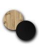 Ντουλάπι κουζίνας Classer μαύρο-oak 42x44x176εκ Υλικό: CLIPBOARD WITH MELAMINE COATING 176-000035
