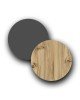Μπουφές Augusta oak-ανθρακί 160x40x78.5εκ Υλικό: CLIPBOARD WITH MELAMINE COATING  - PP 176-000036