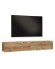 Έπιπλο τηλεόρασης επιτοίχιο Dello sonoma 180x31.6x29.6εκ Υλικό: CLIPBOARD WITH MELAMINE COATING 18mm - MDF 176-000060 Έπιπλο τηλεόρασης επιτοίχιο Dello sonoma 180x31.6x29.6εκ Υλικό: CLIPBOARD WITH MELAMINE COATING 18mm - MDF 176-000060