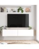 Έπιπλο τηλεόρασης επιτοίχιο Serit λευκό-sonoma 140x31.6x29.6εκ Υλικό: CLIPBOARD WITH MELAMINE COATING 18mm - MDF 176-000062 Έπιπλο τηλεόρασης επιτοίχιο Serit λευκό-sonoma 140x31.6x29.6εκ Υλικό: CLIPBOARD WITH MELAMINE COATING 18mm - MDF 176-000062