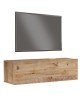Έπιπλο τηλεόρασης επιτοίχιο Serit sonoma 100x31.6x29.6εκ Υλικό: CLIPBOARD WITH MELAMINE COATING 18mm - MDF 176-000066 Έπιπλο τηλεόρασης επιτοίχιο Serit sonoma 100x31.6x29.6εκ Υλικό: CLIPBOARD WITH MELAMINE COATING 18mm - MDF 176-000066