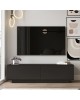 Έπιπλο τηλεόρασης Zoeva wenge 140x.35x38.2εκ Υλικό: CLIPBOARD WITH MELAMINE COATING 18mm - MDF 176-000069 Έπιπλο τηλεόρασης Zoeva wenge 140x.35x38.2εκ Υλικό: CLIPBOARD WITH MELAMINE COATING 18mm - MDF 176-000069