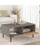 Τραπέζι σαλονιού Jethro cement-sonoma 90x51x40.6εκ Υλικό: CLIPBOARD WITH MELAMINE COATING 18mm - MDF - METAL 176-000073 Τραπέζι σαλονιού Jethro cement-sonoma 90x51x40.6εκ Υλικό: CLIPBOARD WITH MELAMINE COATING 18mm - MDF - METAL 176-000073