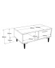 Τραπέζι σαλονιού Jethro cement-sonoma 90x51x40.6εκ Υλικό: CLIPBOARD WITH MELAMINE COATING 18mm - MDF - METAL 176-000073 Τραπέζι σαλονιού Jethro cement-sonoma 90x51x40.6εκ Υλικό: CLIPBOARD WITH MELAMINE COATING 18mm - MDF - METAL 176-000073