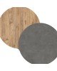 Μπουφές Jethro sonoma-cement 130x40x70.6εκ Υλικό: CLIPBOARD WITH MELAMINE COATING  - PP 176-000077