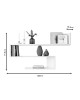 Ραφιέρα τοίχου Belinda sonoma 120x14.5x71.4εκ Υλικό: CLIPBOARD WITH MELAMINE COATING - PP 176-000080 Ραφιέρα τοίχου Belinda sonoma 120x14.5x71.4εκ Υλικό: CLIPBOARD WITH MELAMINE COATING - PP 176-000080