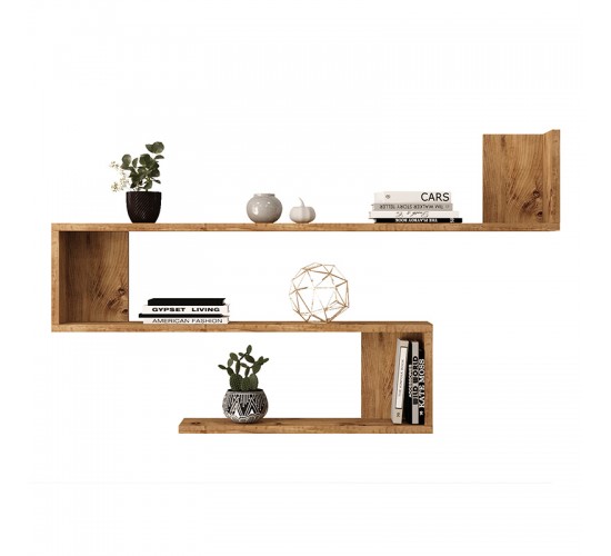 Ραφιέρα τοίχου Belinda sonoma 120x14.5x71.4εκ Υλικό: CLIPBOARD WITH MELAMINE COATING - PP 176-000080 Ραφιέρα τοίχου Belinda sonoma 120x14.5x71.4εκ Υλικό: CLIPBOARD WITH MELAMINE COATING - PP 176-000080