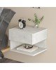 Κομοδίνο Conquer επιτοίχιο γκρι antique 40x35x31εκ Υλικό: CLIPBOARD WITH MELAMINE COATING 176-000117 Κομοδίνο Conquer επιτοίχιο γκρι antique 40x35x31εκ Υλικό: CLIPBOARD WITH MELAMINE COATING 176-000117