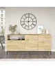 Μπουφές Evaluate sonoma-wenge 170x46.5x75.5εκ Υλικό: CLIPBOARD WITH MELAMINE COATING - PP 176-000124 Μπουφές Evaluate sonoma-wenge 170x46.5x75.5εκ Υλικό: CLIPBOARD WITH MELAMINE COATING - PP 176-000124