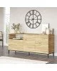 Μπουφές Evaluate sonoma-wenge 170x46.5x75.5εκ Υλικό: CLIPBOARD WITH MELAMINE COATING - PP 176-000124 Μπουφές Evaluate sonoma-wenge 170x46.5x75.5εκ Υλικό: CLIPBOARD WITH MELAMINE COATING - PP 176-000124