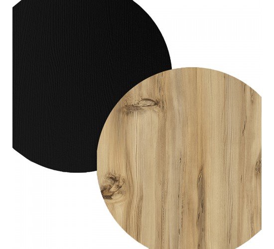 Μπουφές Evaluate sonoma-wenge 170x46.5x75.5εκ Υλικό: CLIPBOARD WITH MELAMINE COATING  - PP 176-000124