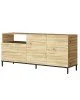 Μπουφές Evaluate sonoma-wenge 170x46.5x75.5εκ Υλικό: CLIPBOARD WITH MELAMINE COATING - PP 176-000124 Μπουφές Evaluate sonoma-wenge 170x46.5x75.5εκ Υλικό: CLIPBOARD WITH MELAMINE COATING - PP 176-000124