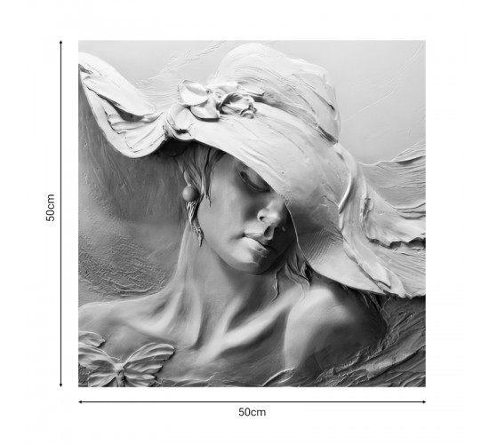 Πίνακας σε καμβά Gracy ψηφιακής εκτύπωσης 50x1.8x50εκ Υλικό: MELAMINE 176-000159