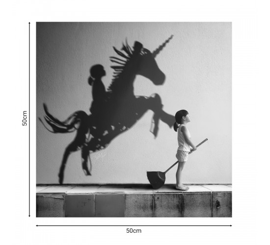 Πίνακας σε καμβά Horseon ψηφιακής εκτύπωσης 50x1.8x50εκ Υλικό: MELAMINE 176-000162