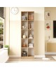 Βιβλιοθήκη Oteca 10θέσεων σε φυσική απόχρωση 51.1x25.4x180εκ Υλικό: 18mm Melamine Particleboard 176-000198 Βιβλιοθήκη Oteca 10θέσεων σε φυσική απόχρωση 51.1x25.4x180εκ Υλικό: 18mm Melamine Particleboard 176-000198
