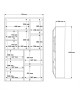 Βιβλιοθήκη Boteca 10θέσεων σε λευκή απόχρωση 75x22x123.6εκ Υλικό: 18mm Melamine Particleboard 176-000202 Βιβλιοθήκη Boteca 10θέσεων σε λευκή απόχρωση 75x22x123.6εκ Υλικό: 18mm Melamine Particleboard 176-000202