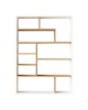 Βιβλιοθήκη Decora σε φυσικό-λευκό απόχρωση 90x22x123.6εκ Υλικό: 18mm Melamine Particleboard 176-000204 Βιβλιοθήκη Decora σε φυσικό-λευκό απόχρωση 90x22x123.6εκ Υλικό: 18mm Melamine Particleboard 176-000204