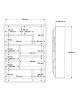 Βιβλιοθήκη Decora σε φυσικό-λευκό απόχρωση 90x22x123.6εκ Υλικό: 18mm Melamine Particleboard 176-000204 Βιβλιοθήκη Decora σε φυσικό-λευκό απόχρωση 90x22x123.6εκ Υλικό: 18mm Melamine Particleboard 176-000204