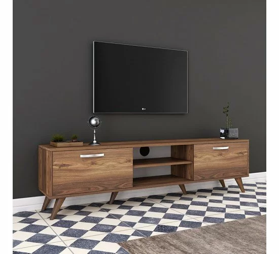 Έπιπλο τηλεόρασης Sabian καρυδί 180x35x48,5εκ Υλικό: CLIPBOARD 18MM WITH MELAMINE 182-000003 Έπιπλο τηλεόρασης Sabian καρυδί 180x35x48,5εκ Υλικό: CLIPBOARD 18MM WITH MELAMINE 182-000003