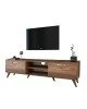 Έπιπλο τηλεόρασης Sabian καρυδί 180x35x48,5εκ Υλικό: CLIPBOARD 18MM WITH MELAMINE 182-000003 Έπιπλο τηλεόρασης Sabian καρυδί 180x35x48,5εκ Υλικό: CLIPBOARD 18MM WITH MELAMINE 182-000003