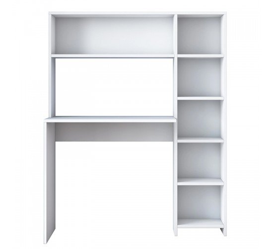 Γραφείο εργασίας-ραφιέρα Janson λευκό 113x40x142εκ Υλικό: CLIPBOARD WITH MELAMINE 18mm 182-000033 Γραφείο εργασίας-ραφιέρα Janson λευκό 113x40x142εκ Υλικό: CLIPBOARD WITH MELAMINE 18mm 182-000033
