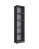 Βιβλιοθήκη Goldie ανθρακί-λευκό 40x25x161.80εκ Υλικό: CLIPBOARD 18MM WITH MELAMINE 18mm 182-000053 Βιβλιοθήκη Goldie ανθρακί-λευκό 40x25x161.80εκ Υλικό: CLIPBOARD 18MM WITH MELAMINE 18mm 182-000053