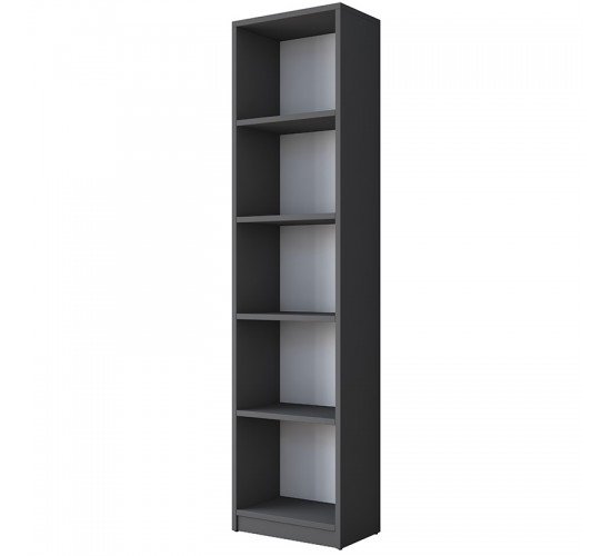 Γραφείο με βιβλιοθήκη Goldie ανθρακί-φυσικό 160x50x161.8εκ Υλικό: CLIPBOARD 18MM WITH MELAMINE 18mm 182-000060 Γραφείο με βιβλιοθήκη Goldie ανθρακί-φυσικό 160x50x161.8εκ Υλικό: CLIPBOARD 18MM WITH MELAMINE 18mm 182-000060