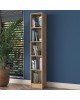 Βιβλιοθήκη Goldie φυσικό-λευκό 30x25x170εκ Υλικό: CLIPBOARD 18MM WITH MELAMINE 18mm 182-000063 Βιβλιοθήκη Goldie φυσικό-λευκό 30x25x170εκ Υλικό: CLIPBOARD 18MM WITH MELAMINE 18mm 182-000063