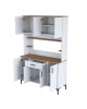 Mπουφές με ράφι Cordie λευκό μελαμίνης 120x40x184.2εκ Υλικό: MELAMINE-PP 182-000108 Mπουφές με ράφι Cordie λευκό μελαμίνης 120x40x184.2εκ Υλικό: MELAMINE-PP 182-000108