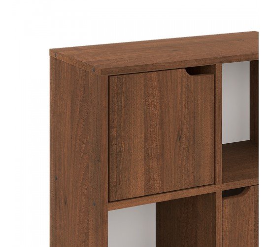 Βιβλιοθήκη Bookel σε καρυδί απόχρωση 59.6x27.5x60.4εκ Υλικό: Laminated chipboard 16 mm 184-000116 Βιβλιοθήκη Bookel σε καρυδί απόχρωση 59.6x27.5x60.4εκ Υλικό: Laminated chipboard 16 mm 184-000116