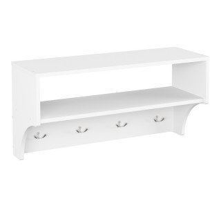 Κρεμάστρα Crosta σε λευκή απόχρωση 80x28x40εκ Υλικό: Laminated chipboard 16 mm 184-000126