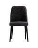 Καρέκλα Adeline βελούδο ανθρακί antique-μαύρο πόδι Υλικό: METAL - VELVET - WOOD 190-000024