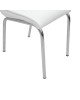 Καρέκλα Avante PU λευκό-πόδι χρωμίου Υλικό: METAL - PU 190-000039