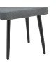 Καρέκλα Sirbet ανθρακί μπουκλέ ύφασμα-μαύρο μέταλλο 55x45x80εκ Υλικό: METAL - WOOD - TEDDY FABRIC 190-000055