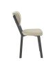 Καρέκλα Joley γκρι βελούδο-πόδι μαύρο μέταλλο 45x39x86.5εκ Υλικό: METAL - PLYWOOD - FABRIC 190-000058