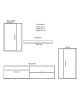 Σύνθετο σαλονιού Zafira sonoma-λευκό 190x35x190εκ Υλικό: CLIPBOARD WITH MELAMINE COATING 16mm 192-000001 Σύνθετο σαλονιού Zafira sonoma-λευκό 190x35x190εκ Υλικό: CLIPBOARD WITH MELAMINE COATING 16mm 192-000001