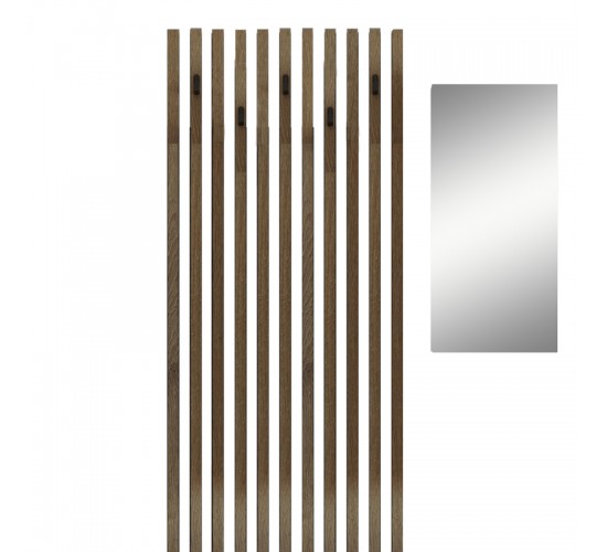 Έπιπλο εισόδου Arika λευκό-sonoma 100x37x199.5εκ Υλικό: CHIPBOARD MELAMINE 192-000034 Έπιπλο εισόδου Arika λευκό-sonoma 100x37x199.5εκ Υλικό: CHIPBOARD MELAMINE 192-000034