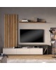 Σύνθετο σαλονιού Claironse ανθρακί μελαμίνης 225x37.6x210εκ Υλικό: CHIPBOARD MELAMINE 192-000037 Σύνθετο σαλονιού Claironse ανθρακί μελαμίνης 225x37.6x210εκ Υλικό: CHIPBOARD MELAMINE 192-000037