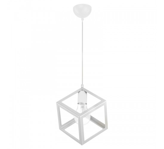 Φωτιστικό οροφής μονόφωτο Deepora Ε27 λευκό Φ20x70εκ Υλικό: METAL 193-000050