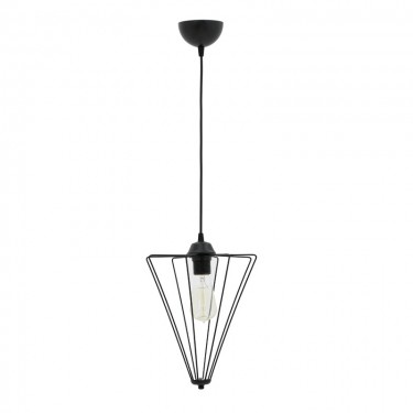 Φωτιστικό οροφής μονόφωτο Saway E27 μαύρο 30x30x80εκ Υλικό: METAL 193-000058
