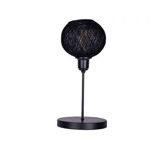 Επιτραπέζιο φωτιστικό Gaia Ε27 μέταλλο μαύρο Φ22x30εκ Υλικό: METAL 193-000121