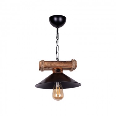 Φωτιστικό οροφής Arique Ε27 μέταλλο μαύρο Φ25x70εκ Υλικό: METAL 193-000123